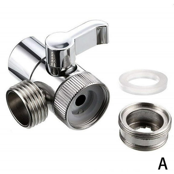 Switch Faucet Adapter Kitchen Sink Splitter Diverter Valve UK Universal F1J