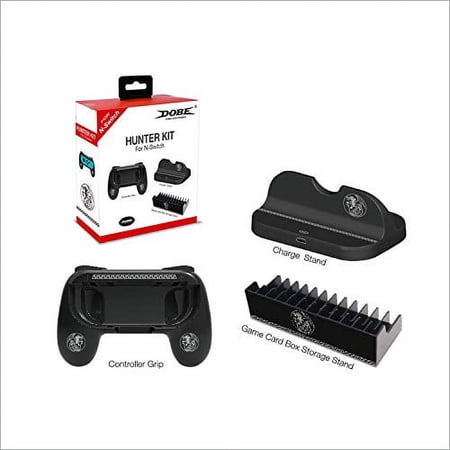 Switch Hunter Set Small Controller Grip/Main Dock Charger/Game Box Bracket TNS-860