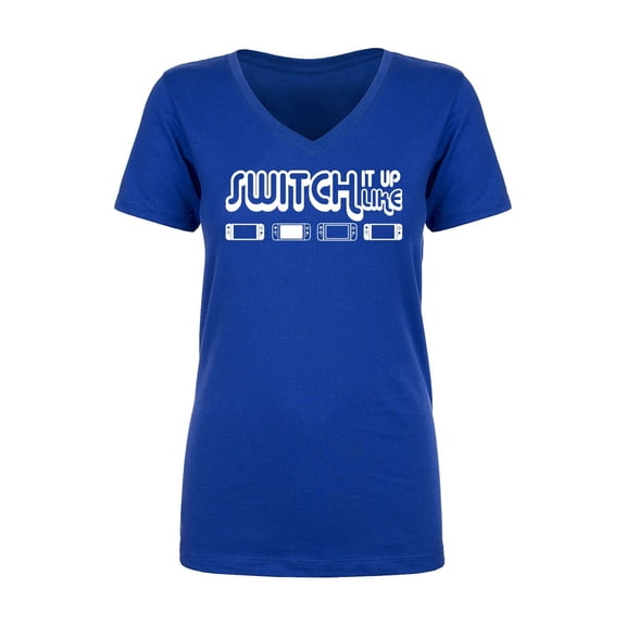 Switch It Up Womens V-Neck T-Shirt