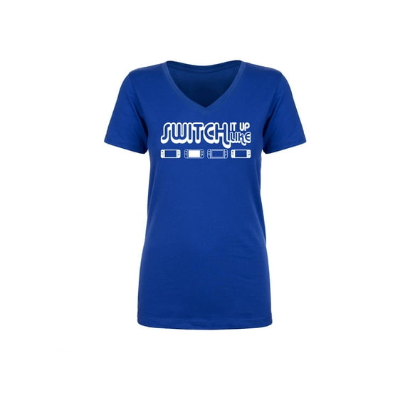 Switch It Up Womens V-Neck T-Shirt