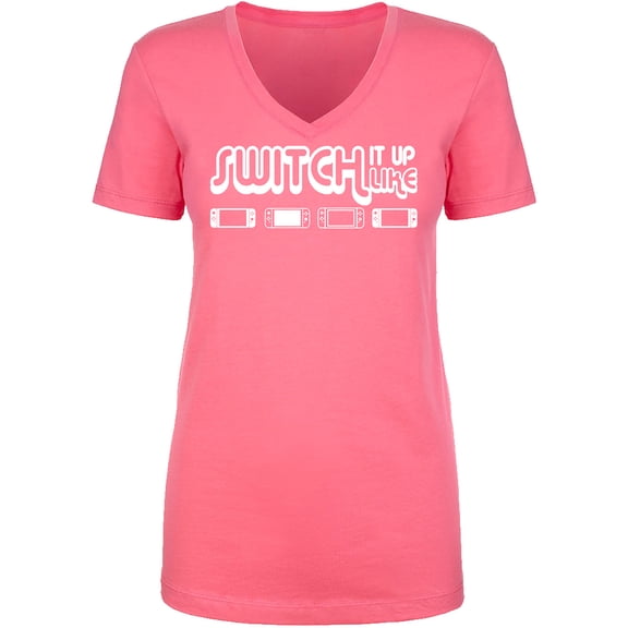 Switch It Up Womens V-Neck T-Shirt