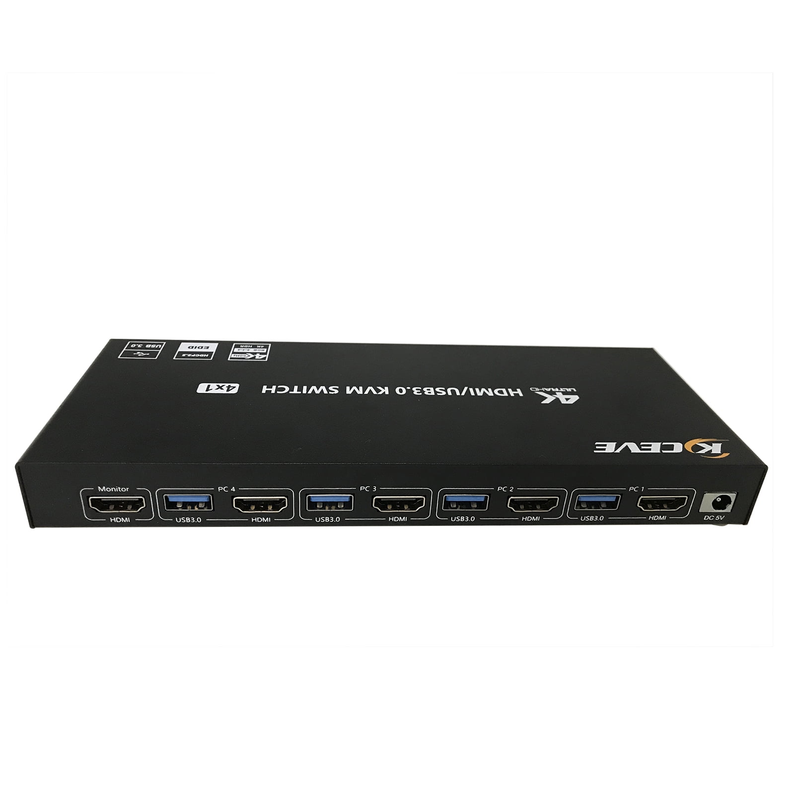 Switch,Kc-kvm401a Usb Kvm 2 Monitors 2/4 Computers Kvm Switch Eryue 2 Computers Kvm Computers Share 1 Monitors 2 Computers 4 Port Support 1 With Remote And Usb3.0 Share 1 Dsfen