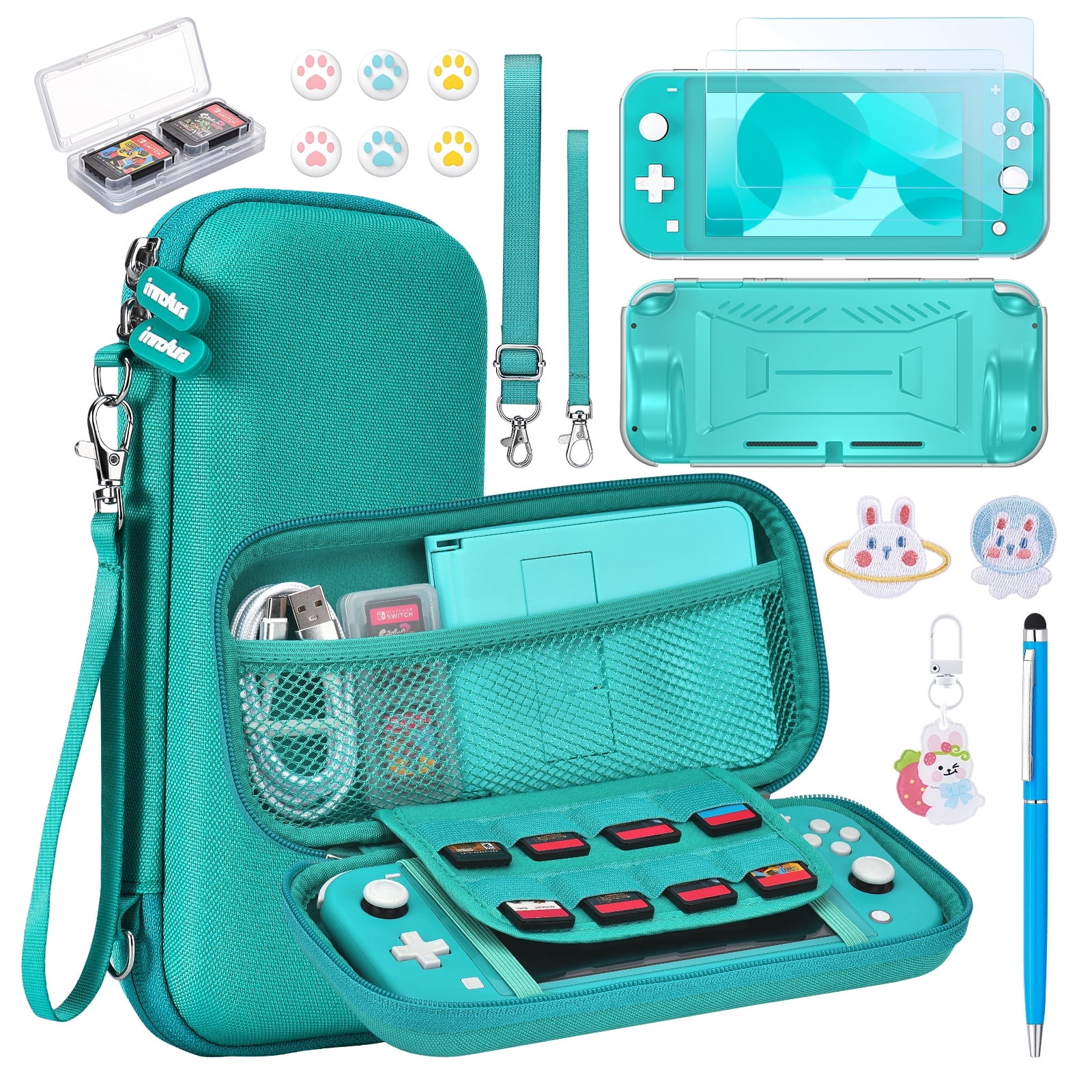Switch Lite Case, 17 in 1 Switch Lite Accessories Bundle with