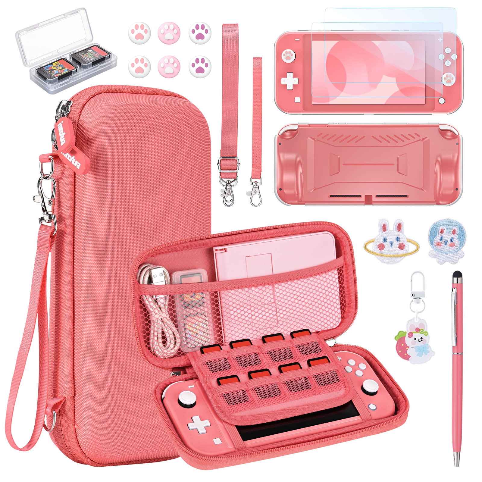 Nintendo Switch Liteピンク➕ACアダプター➕ケース3点セット