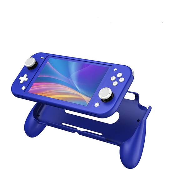 Switch Lite Grip Blue - Ergonomic Non-Slip Handle, Lightweight Design, Easy to Attach & Remove - Comfortable Accessories for Switch Lite Console