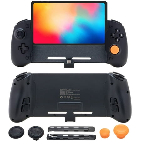 Switch OLED Controller Grip, Wireless Controller Grip Compatible with Switch or Switch OLED Black