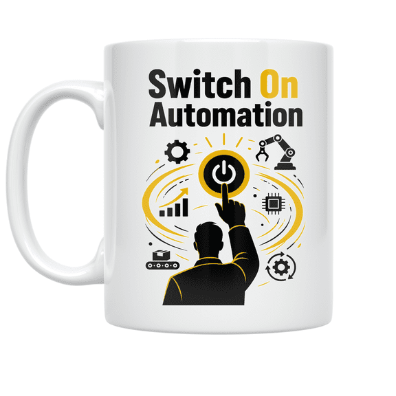 Switch On Automation Design - Tech Enthusiast - 11 oz Ceramic Coffee Mug