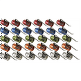 thumbnail image 1 of Streamlight Stylus Pro Switch Pack: 6 Red, 6 Blue, 6 Lime, 6 Orange, 6 Silver, 1 of 1