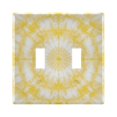 thumbnail image 1 of Switch Panel 4.48x4.56In Switch Plate Wall Panel Living Room Kitchen Bedroom Study Switch Panel Stylish Decoration Pretty Light Yellow Tie Dye, 1 of 8