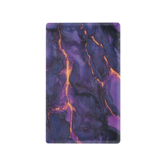 Switch Panel Switch Decoration 2.76x4.53x0.28 Inches Duplex Outlets Switch Plate Wall Plates Living Room Kitchen Bedroom Study Switches Purple Lava Pattern