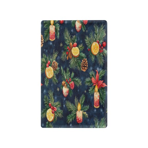 Switch Panel Switch Decoration 2.76x4.53x0.28 Inches Toggle Switch Switch Plate Wall Plates Living Room Kitchen Bedroom Study Switches Christmas Cartoon Candle