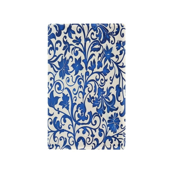 Switch Panel Switch Decoration 2.76x4.53x0.28 Inches Unused Outlet Cover Switch Plate Wall Plates Living Room Kitchen Bedroom Study Switches Blue Flower