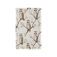 thumbnail image 1 of Switch Panel Switch Decoration 2.76x4.53x0.28 Inches Duplex Outlets Switch Plate Wall Plates Living Room Kitchen Bedroom Study Switches Beautiful Brown Cartoon Owl, 1 of 8