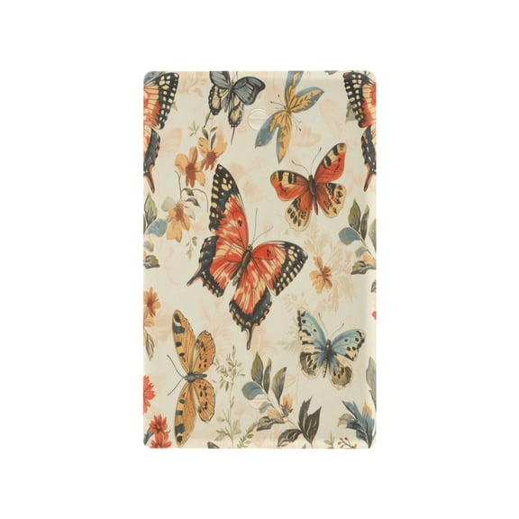 Switch Panel Switch Decoration 2.76x4.53x0.28 Inches Duplex Outlets Switch Plate Wall Plates Living Room Kitchen Bedroom Study Switches Beautiful Butterfly