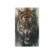 Switch Panel Switch Decoration 2.76x4.53x0.28 Inches Duplex Outlets Switch Plate Wall Plates Living Room Kitchen Bedroom Study Switches Big Tiger with Big Mouth