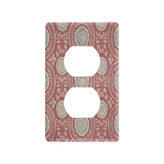 Switch Panel Switch Decoration 2.76x4.53x0.28 Inches Duplex Outlets Switch Plate Wall Plates Living Room Kitchen Bedroom Study Switches Blush Circles Rose Tones