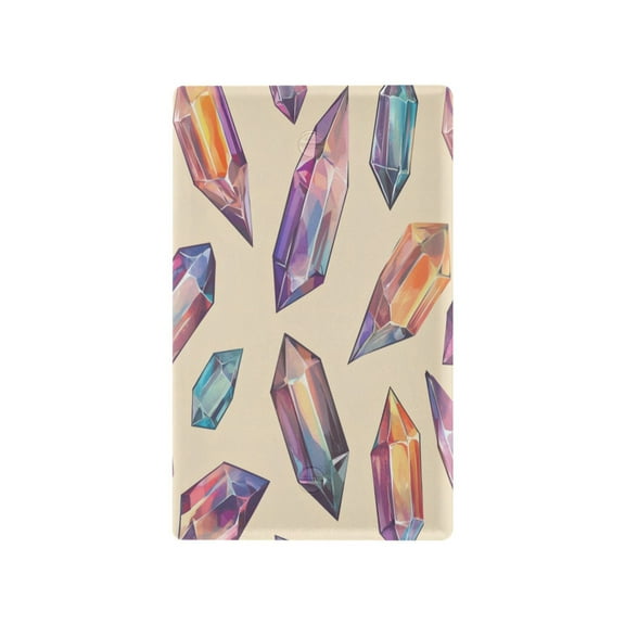 Switch Panel Switch Decoration 2.76x4.53x0.28 Inches Unused Outlet Cover Switch Plate Wall Plates Living Room Kitchen Bedroom Study Switches Colored Stone