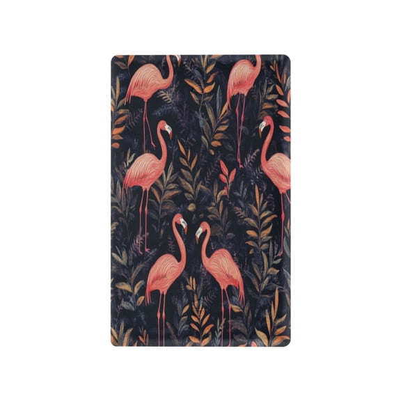 Switch Panel Switch Decoration 2.76x4.53x0.28 Inches Duplex Outlets Switch Plate Wall Plates Living Room Kitchen Bedroom Study Switches Cute Cartoon Flamingos