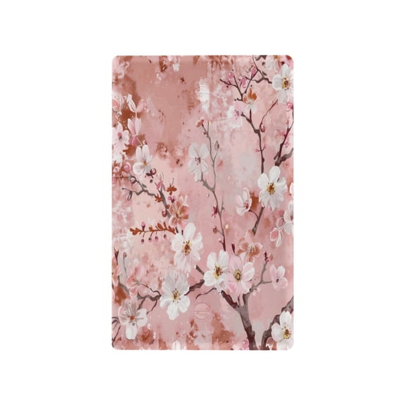 Switch Panel Switch Decoration 2.76x4.53x0.28 Inches Duplex Outlets Switch Plate Wall Plates Living Room Kitchen Bedroom Study Switches Pink Cherry Seamless