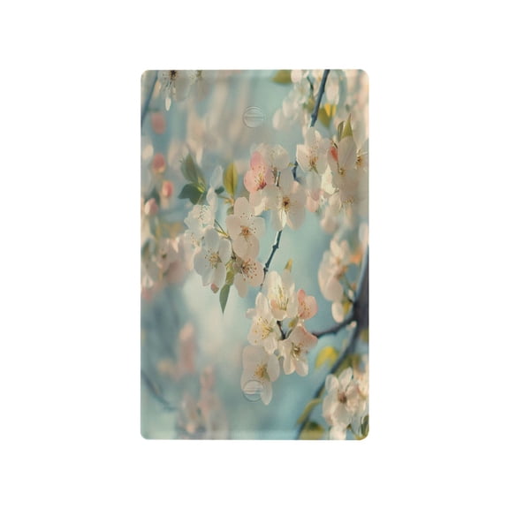 Switch Panel Switch Decoration 2.76x4.53x0.28 Inches Toggle Switch Switch Plate Wall Plates Living Room Kitchen Bedroom Study Switches Beautiful Cherry Blossom