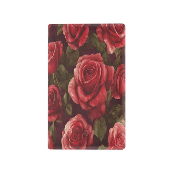 Switch Panel Switch Decoration 2.76x4.53x0.28 Inches Toggle Switch Switch Plate Wall Plates Living Room Kitchen Bedroom Study Switches Beautiful Oil Painting Rose