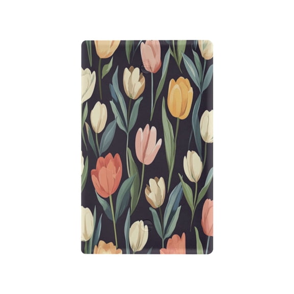 Switch Panel Switch Decoration 2.76x4.53x0.28 Inches Toggle Switch Switch Plate Wall Plates Living Room Kitchen Bedroom Study Switches Beautiful Tulip Color