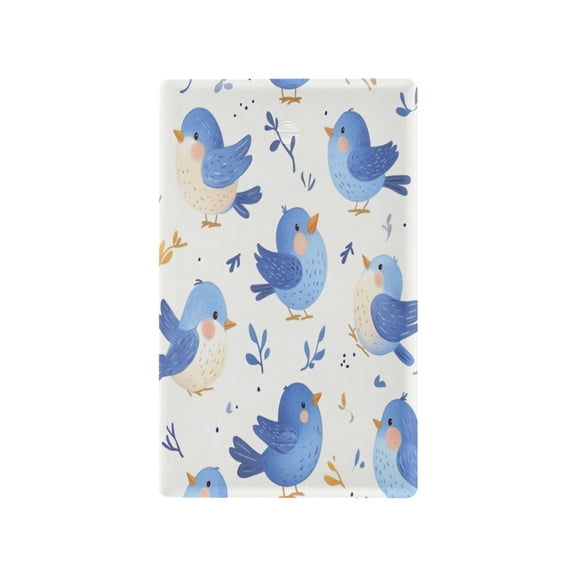 Switch Panel Switch Decoration 2.76x4.53x0.28 Inches Toggle Switch Switch Plate Wall Plates Living Room Kitchen Bedroom Study Switches Blue Lovely Bird1