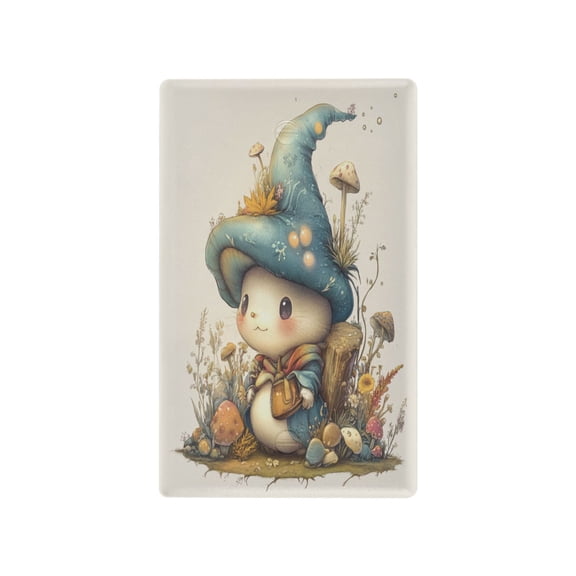 Switch Panel Switch Decoration 2.76x4.53x0.28 Inches Toggle Switch Switch Plate Wall Plates Living Room Kitchen Bedroom Study Switches Blue Mushroom Rabbit