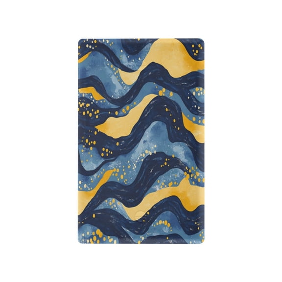 Switch Panel Switch Decoration 2.76x4.53x0.28 Inches Toggle Switch Switch Plate Wall Plates Living Room Kitchen Bedroom Study Switches Blue River Pattern