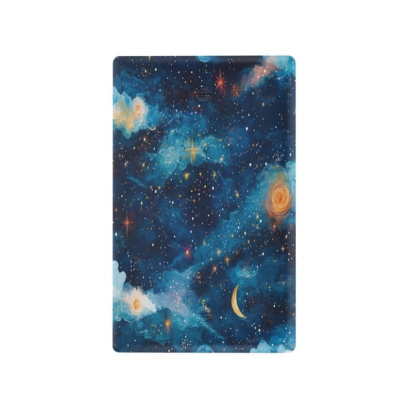Switch Panel Switch Decoration 2.76x4.53x0.28 Inches Toggle Switch Switch Plate Wall Plates Living Room Kitchen Bedroom Study Switches Blue Starry Sky