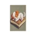 thumbnail image 1 of Switch Panel Switch Decoration 2.76x4.53x0.28 Inches Toggle Switch Switch Plate Wall Plates Living Room Kitchen Bedroom Study Switches Book Sleeping Puppy, 1 of 8