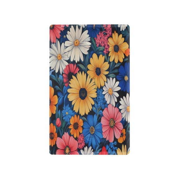 Switch Panel Switch Decoration 2.76x4.53x0.28 Inches Toggle Switch Switch Plate Wall Plates Living Room Kitchen Bedroom Study Switches Colorful Pretty Flowers Seamless2