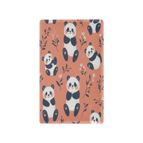 Switch Panel Switch Decoration 2.76x4.53x0.28 Inches Toggle Switch Switch Plate Wall Plates Living Room Kitchen Bedroom Study Switches Cute Little Panda Seamless
