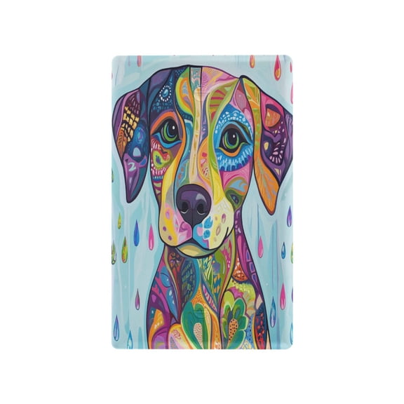 Switch Panel Switch Decoration 2.76x4.53x0.28 Inches Toggle Switch Switch Plate Wall Plates Living Room Kitchen Bedroom Study Switches Dogs and Raindrops
