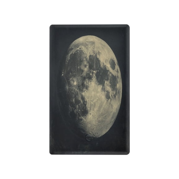 Switch Panel Switch Decoration 2.76x4.53x0.28 Inches Toggle Switch Switch Plate Wall Plates Living Room Kitchen Bedroom Study Switches Gray Big Moon