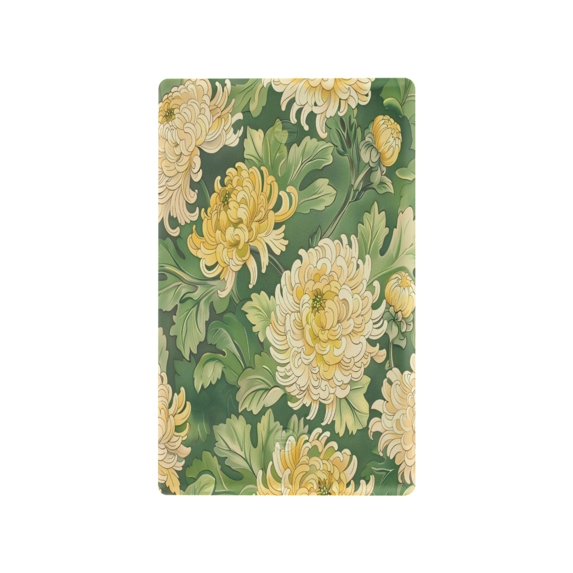 Switch Panel Switch Decoration 2.76x4.53x0.28 Inches Toggle Switch Switch Plate Wall Plates Living Room Kitchen Bedroom Study Switches Green Chrysanthemum Seamless