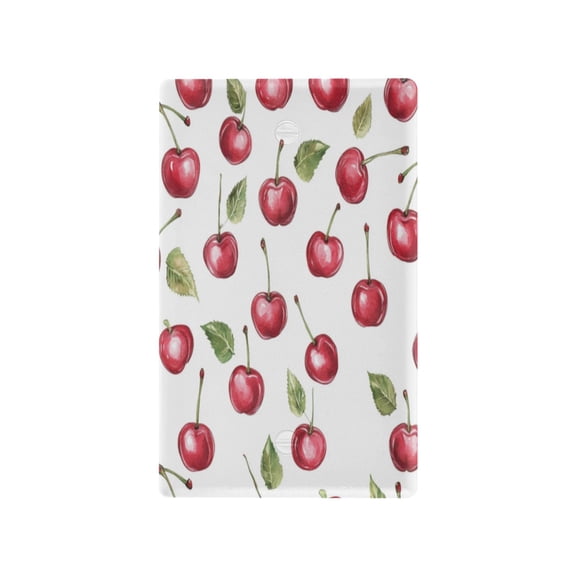 Switch Panel Switch Decoration 2.76x4.53x0.28 Inches Toggle Switch Switch Plate Wall Plates Living Room Kitchen Bedroom Study Switches Lovely Red Cherry