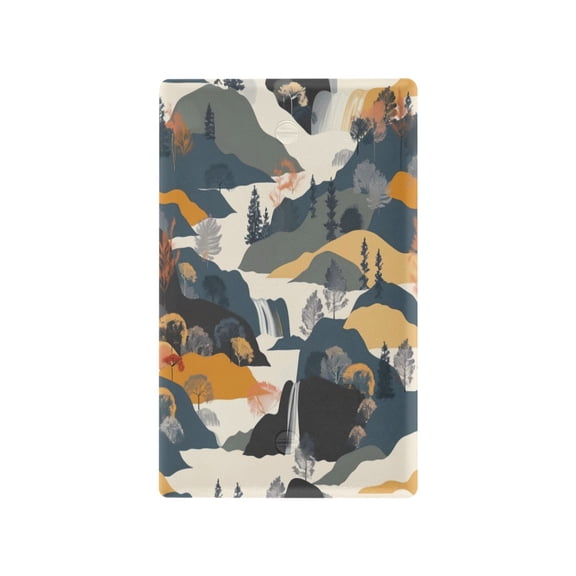 Switch Panel Switch Decoration 2.76x4.53x0.28 Inches Toggle Switch Switch Plate Wall Plates Living Room Kitchen Bedroom Study Switches Mountains and Rivers