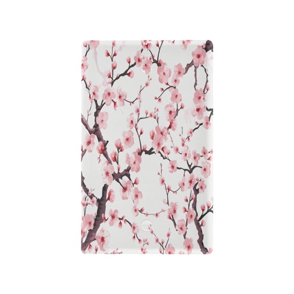 Switch Panel Switch Decoration 2.76x4.53x0.28 Inches Toggle Switch Switch Plate Wall Plates Living Room Kitchen Bedroom Study Switches Pink Cherry Blossom
