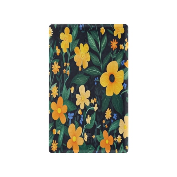 Switch Panel Switch Decoration 2.76x4.53x0.28 Inches Toggle Switch Switch Plate Wall Plates Living Room Kitchen Bedroom Study Switches Pretty Flowers1
