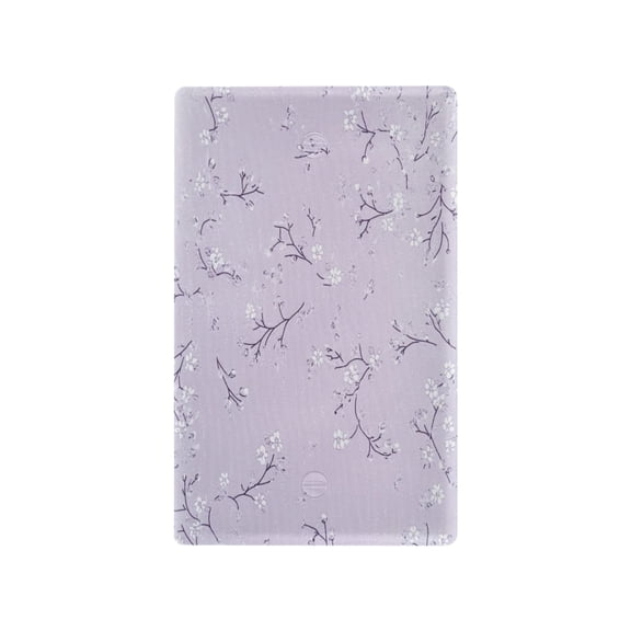 Switch Panel Switch Decoration 2.76x4.53x0.28 Inches Toggle Switch Switch Plate Wall Plates Living Room Kitchen Bedroom Study Switches Purple Cloth Flowers