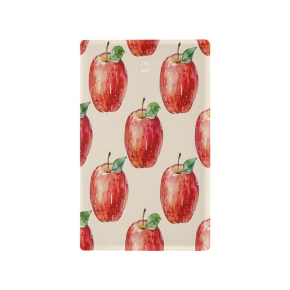 Switch Panel Switch Decoration 2.76x4.53x0.28 Inches Toggle Switch Switch Plate Wall Plates Living Room Kitchen Bedroom Study Switches Red Apple