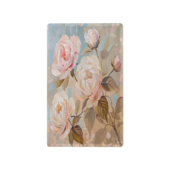Switch Panel Switch Decoration 2.76x4.53x0.28 Inches Toggle Switch Switch Plate Wall Plates Living Room Kitchen Bedroom Study Switches Three Pink Roses