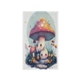 thumbnail image 1 of Switch Panel Switch Decoration 2.76x4.53x0.28 Inches Unused Outlet Cover Switch Plate Wall Plates Living Room Kitchen Bedroom Study Switches Cartoon Mushroom Man, 1 of 8