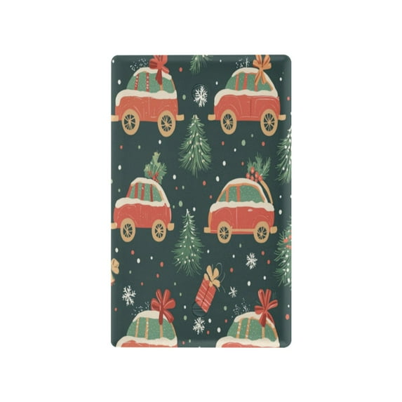Switch Panel Switch Decoration 2.76x4.53x0.28 Inches Unused Outlet Cover Switch Plate Wall Plates Living Room Kitchen Bedroom Study Switches Christmas Lovely Car