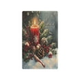 thumbnail image 1 of Switch Panel Switch Decoration 2.76x4.53x0.28 Inches Unused Outlet Cover Switch Plate Wall Plates Living Room Kitchen Bedroom Study Switches Christmas Red Candle Picture, 1 of 8
