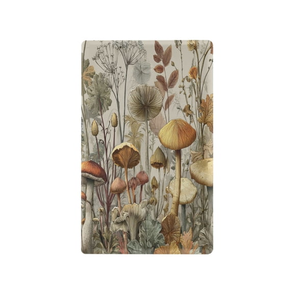 Switch Panel Switch Decoration 2.76x4.53x0.28 Inches Unused Outlet Cover Switch Plate Wall Plates Living Room Kitchen Bedroom Study Switches Gray Mushroom