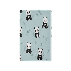 Switch Panel Switch Decoration 2.76x4.53x0.28 Inches Unused Outlet Cover Switch Plate Wall Plates Living Room Kitchen Bedroom Study Switches Light Blue Panda Car