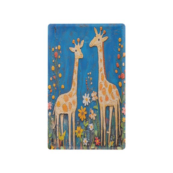 Switch Panel Switch Decoration 2.76x4.53x0.28 Inches Unused Outlet Cover Switch Plate Wall Plates Living Room Kitchen Bedroom Study Switches Two Cute Giraffes