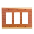 thumbnail image 1 of Switch Plate - Rustic - 3 Rocker - Juniper, 1 of 1